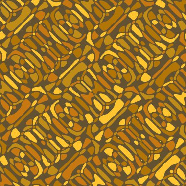 Yaratıcı karalama sanatı farklı şekil ve dokulara sahip kusursuz desen. Kolaj. Sanatsal arka plan. Soyut duvar kağıdı. Dekoratif hippi fayansları.