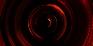 Fotoğraf makinesi konsepti. Soyut arkaplan. Dönen ışık ışınları. Hareketli kavramsal duvar kağıdı. Grafik dijital illüstrasyon. Parlayan neon ışıkları. Parlak sunum tasarım şablonu.