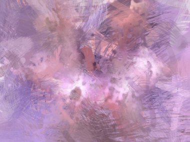 Soyut arkaplanda pürüzlü fırça darbeleri. Fırça boyası. Renkli boya darbeleri. Eşsiz duvar sanatı. Tuvaldeki modern sanat. Renkli çağdaş sanat eserleri.