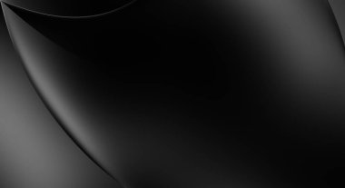 Web sitesi, poster, marka kimliği, broşür, sunum şablonu için lüks koyu bir arka plan. Dalgalı şekilli kaliteli tasarım. Dalgalanmalı soyut arkaplan. Pankart veya kapak tasarımı için dekorasyon.