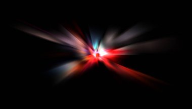 Parlayan yıldızın patlaması. Dinamik renkli arkaplan resmi. Parıldayan ışıklar duvar kağıdı. Tasarımınız için canlı şablon.