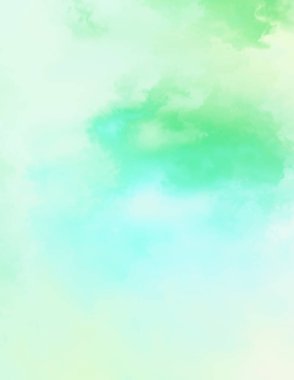 Modern fırça darbeleri. Poster, duvar sanatı, afiş, kart, kitap kapağı veya ambalaj için rahatlatıcı kompozisyonun yumuşak renkli çizimi. Pastel renklerle suluboya. 