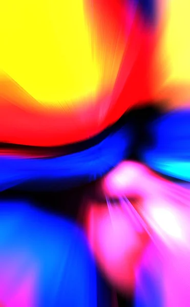Coloridos Destellos Vibrantes Energía Lumínica Fondo Movimiento Gráfico Deformado Explosión —  Fotos de Stock