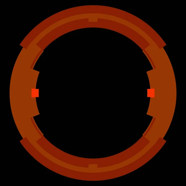 Futuristische Ronde Hud Interface Element Abstracte Cirkel Geometrische Achtergrond Grafische — Stockfoto