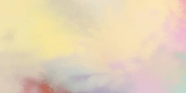 Modern fırça darbeleri. Poster, duvar sanatı, afiş, kart, kitap kapağı veya ambalaj için rahatlatıcı kompozisyonun yumuşak renkli çizimi. Pastel renklerle suluboya. 