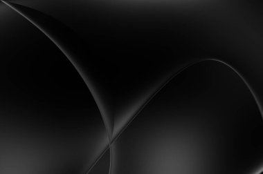 Web sitesi, poster, marka kimliği, broşür, sunum şablonu için lüks koyu bir arka plan. Dalgalı şekilli kaliteli tasarım. Dalgalanmalı soyut arkaplan. Pankart veya kapak tasarımı için dekorasyon.