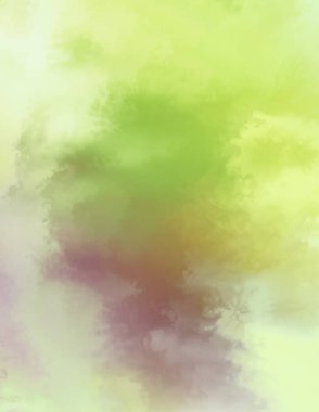 Modern fırça darbeleri. Poster, duvar sanatı, afiş, kart, kitap kapağı veya ambalaj için rahatlatıcı kompozisyonun yumuşak renkli çizimi. Pastel renklerle suluboya. 