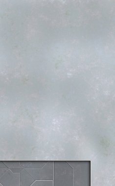 Katmanlı paneller. Fütürist soyut duvar kağıdı. Geometrik teknolojik yansıtıcı arka plan 3D metalik doku. Uzay gemisi desen yüzeyi.