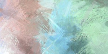 Soyut arkaplanda pürüzlü fırça darbeleri. Fırça boyası. Renkli boya darbeleri. Eşsiz duvar sanatı. Tuvaldeki modern sanat. Renkli çağdaş sanat eserleri.