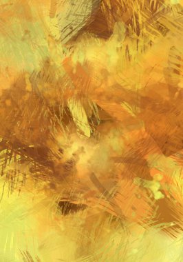 Soyut arkaplanda pürüzlü fırça darbeleri. Fırça boyası. Renkli boya darbeleri. Eşsiz duvar sanatı. Tuvaldeki modern sanat. Renkli çağdaş sanat eserleri.