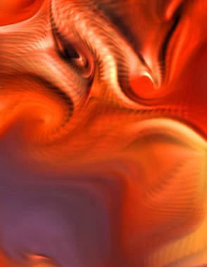 Hareketli girdapların soyut çizimi. Titreşimli renkli kıvrımların dönen akışı. Kıvrımlı ve kıvrımlı arka plan ve çizgiler. Garip duvar kâğıdı tasarımı. Dalgalanma arkaplanı.