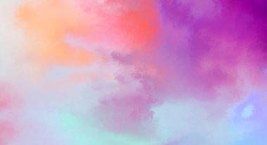 Modern fırça darbeleri. Poster, duvar sanatı, afiş, kart, kitap kapağı veya ambalaj için rahatlatıcı kompozisyonun yumuşak renkli çizimi. Pastel renklerle suluboya. 