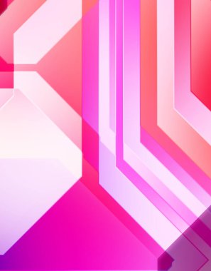 Geometrik arkaplan minimalist tasarımı. Bir teknoloji planının dijital illüstrasyonu. Fütürist şablon arkaplanı. Renkli ve canlı geometrik şekiller katmanları var. Soyut yaratıcı konsept duvar kağıdı.