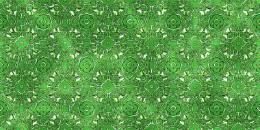 Renkli kumaş arka planında moda tarzında gümüş örgü süsü olan lüks, kusursuz bir şablon. Duvar kağıtları ve tekstil baskısı için tasarım. Lüks, ışıl ışıl metalimsi fantezi dokusu.