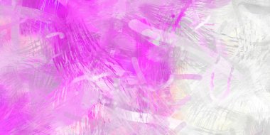 Soyut arkaplanda pürüzlü fırça darbeleri. Fırça boyası. Renkli boya darbeleri. Eşsiz duvar sanatı. Tuvaldeki modern sanat. Renkli çağdaş sanat eserleri.