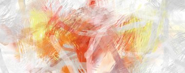 Soyut arkaplanda pürüzlü fırça darbeleri. Fırça boyası. Renkli boya darbeleri. Eşsiz duvar sanatı. Tuvaldeki modern sanat. Renkli çağdaş sanat eserleri.