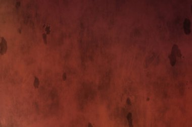 Gotik bir duvarda sıkıntılı ve kirli desenler var. Lekeli renkli hasarlı şablon. Tasarımınız için doku ve elementler. Pis duvar kâğıdı. Grunge arkaplanı.