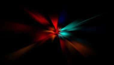 Parlayan yıldızın patlaması. Dinamik renkli arkaplan resmi. Parıldayan ışıklar duvar kağıdı. Tasarımınız için canlı şablon.