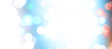 Kavramsal ışıklar duvar kağıdı. Güzel soyut çok renkli bokeh çemberleri parçacıklarla çevrili. Metninizi veya başlığınızı göstermek için boşluk ile odaklanmış olmayan canlı illüstrasyon. 