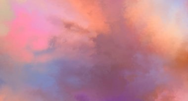 Modern fırça darbeleri. Poster, duvar sanatı, afiş, kart, kitap kapağı veya ambalaj için rahatlatıcı kompozisyonun yumuşak renkli çizimi. Pastel renklerle suluboya. 