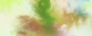 Modern fırça darbeleri. Poster, duvar sanatı, afiş, kart, kitap kapağı veya ambalaj için rahatlatıcı kompozisyonun yumuşak renkli çizimi. Pastel renklerle suluboya. 