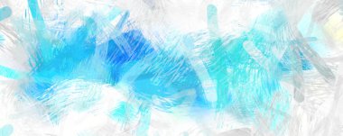 Soyut arkaplanda pürüzlü fırça darbeleri. Fırça boyası. Renkli boya darbeleri. Eşsiz duvar sanatı. Tuvaldeki modern sanat. Renkli çağdaş sanat eserleri.