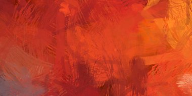 Soyut arkaplanda pürüzlü fırça darbeleri. Fırça boyası. Renkli boya darbeleri. Eşsiz duvar sanatı. Tuvaldeki modern sanat. Renkli çağdaş sanat eserleri.