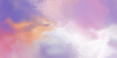 Modern fırça darbeleri. Poster, duvar sanatı, afiş, kart, kitap kapağı veya ambalaj için rahatlatıcı kompozisyonun yumuşak renkli çizimi. Pastel renklerle suluboya. 