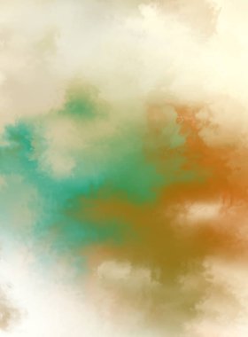 Modern fırça darbeleri. Poster, duvar sanatı, afiş, kart, kitap kapağı veya ambalaj için rahatlatıcı kompozisyonun yumuşak renkli çizimi. Pastel renklerle suluboya. 