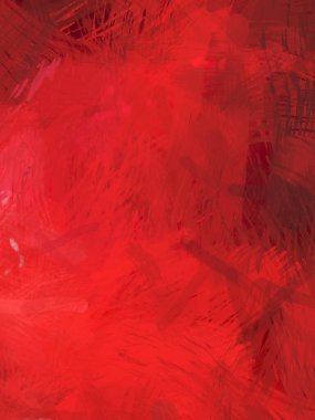 Soyut arkaplanda pürüzlü fırça darbeleri. Fırça boyası. Renkli boya darbeleri. Eşsiz duvar sanatı. Tuvaldeki modern sanat. Renkli çağdaş sanat eserleri.