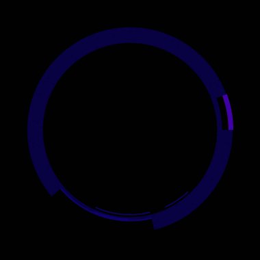 Fütürist dairesel gövde arayüzü elementi. Soyut çember geometrik arkaplan. Dijital teknolojinin grafiksel çizimi.