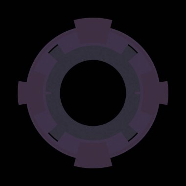 Fütürist dairesel gövde arayüzü elementi. Soyut çember geometrik arkaplan. Dijital teknolojinin grafiksel çizimi.