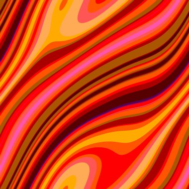 Renkli, dikişsiz şerit deseni. Soyut yüzey arkaplanı. Renkli duvar kağıtları. Retro parlak minimalist malzeme. Tekstil baskısı. Dekoratif motif.