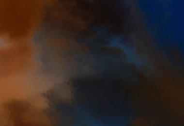 Modern fırça darbeleri. Poster, duvar sanatı, afiş, kart, kitap kapağı veya ambalaj için rahatlatıcı kompozisyonun yumuşak renkli çizimi. Pastel renklerle suluboya. 