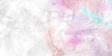 Soyut arkaplanda pürüzlü fırça darbeleri. Fırça boyası. Renkli boya darbeleri. Eşsiz duvar sanatı. Tuvaldeki modern sanat. Renkli çağdaş sanat eserleri.