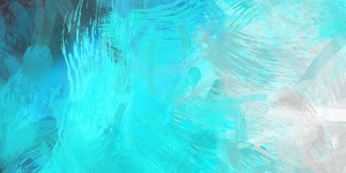 Soyut arkaplanda pürüzlü fırça darbeleri. Fırça boyası. Renkli boya darbeleri. Eşsiz duvar sanatı. Tuvaldeki modern sanat. Renkli çağdaş sanat eserleri.