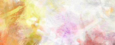 Soyut arkaplanda pürüzlü fırça darbeleri. Fırça boyası. Renkli boya darbeleri. Eşsiz duvar sanatı. Tuvaldeki modern sanat. Renkli çağdaş sanat eserleri.