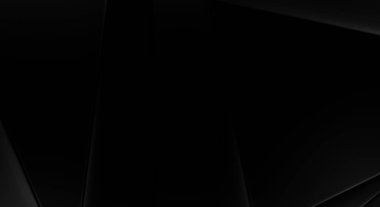 Lüks minimalist tasarım. Fütürist şablon. Karanlık elementleri olan birinci sınıf soyut duvar kâğıdı. Zarif bir zemin. Siyah üç boyutlu geometrik arkaplan. Poster, broşür, sunum için tasarım.