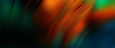 Soyut, enerjik bir arkaplan. Renkli, dalgalı duvar kâğıdı. Grafik konsept çizimi. Yumuşak dalgalı çizgiler. Girdap gibi renkli canlı şekiller..