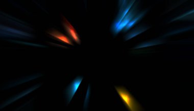 Parlayan yıldızın patlaması. Dinamik renkli arkaplan resmi. Parıldayan ışıklar duvar kağıdı. Tasarımınız için canlı şablon.