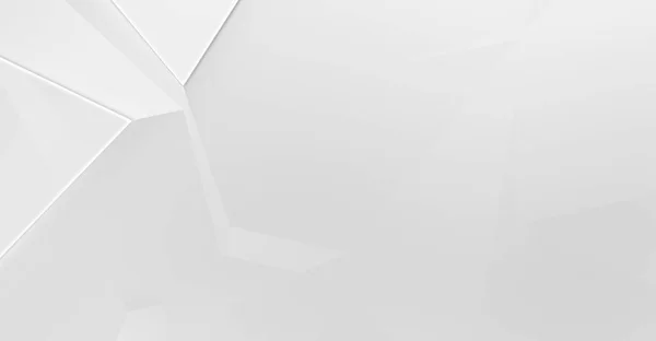 Branco Fundo Geométrico Modelo Futurista Papel Parede Abstrato Premium Com — Fotografia de Stock