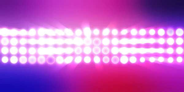 Świecący Wzór Tapety Wspaniałe Tło Kolorowych Świateł Reflektorami Świecące Lampki — Zdjęcie stockowe