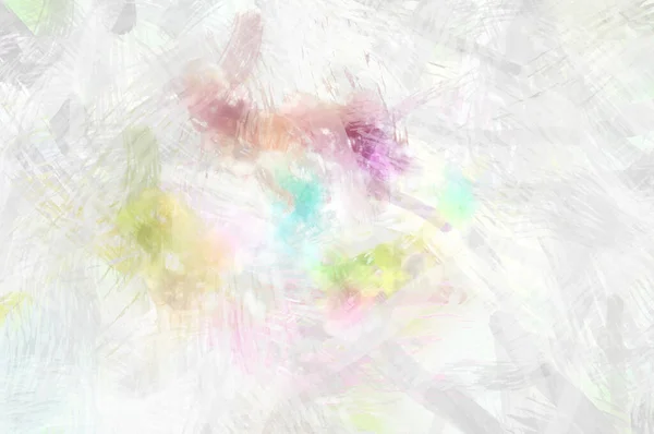 Rough Brushstrokes Abstract Background Brush Painting Color Strokes Paint Unique — Stock Photo, Image