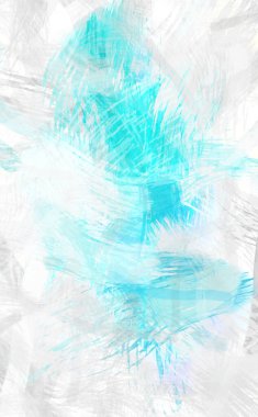 Soyut arkaplanda pürüzlü fırça darbeleri. Fırça boyası. Renkli boya darbeleri. Eşsiz duvar sanatı. Tuvaldeki modern sanat. Renkli çağdaş sanat eserleri.