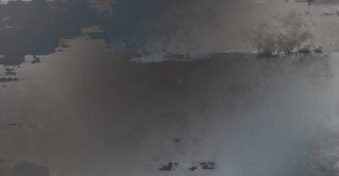 Stres desenli gotik duvar. Pis Duvar Kağıdı. Grunge 'un geçmişi. Renkli soyulmuş şablon. Tasarımınız için doku ve ögeler.