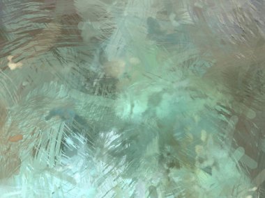 Soyut arkaplanda pürüzlü fırça darbeleri. Fırça boyası. Renkli boya darbeleri. Eşsiz duvar sanatı. Tuvaldeki modern sanat. Renkli çağdaş sanat eserleri.