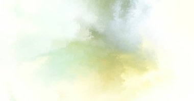 Modern fırça darbeleri. Poster, duvar sanatı, afiş, kart, kitap kapağı veya ambalaj için rahatlatıcı kompozisyonun yumuşak renkli çizimi. Pastel renklerle suluboya. 