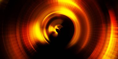 Parlayan neon ışıkları. Parlak sunum tasarım şablonu. Fotoğraf makinesi konsepti. Soyut arkaplan. Dönen ışık ışınları. Hareketli kavramsal duvar kağıdı. Grafik dijital illüstrasyon. 