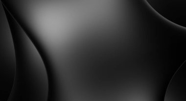 Web sitesi, poster, marka kimliği, broşür, sunum şablonu için lüks koyu bir arka plan. Dalgalı şekilli kaliteli tasarım. Dalgalanmalı soyut arkaplan. Pankart veya kapak tasarımı için dekorasyon.