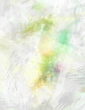 Soyut arkaplanda pürüzlü fırça darbeleri. Fırça boyası. Renkli boya darbeleri. Eşsiz duvar sanatı. Tuvaldeki modern sanat. Renkli çağdaş sanat eserleri.